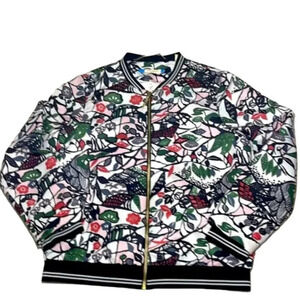 Ted Baker Women's Colour By Numbers Toledy Zip Front Bomber Jacket size 4